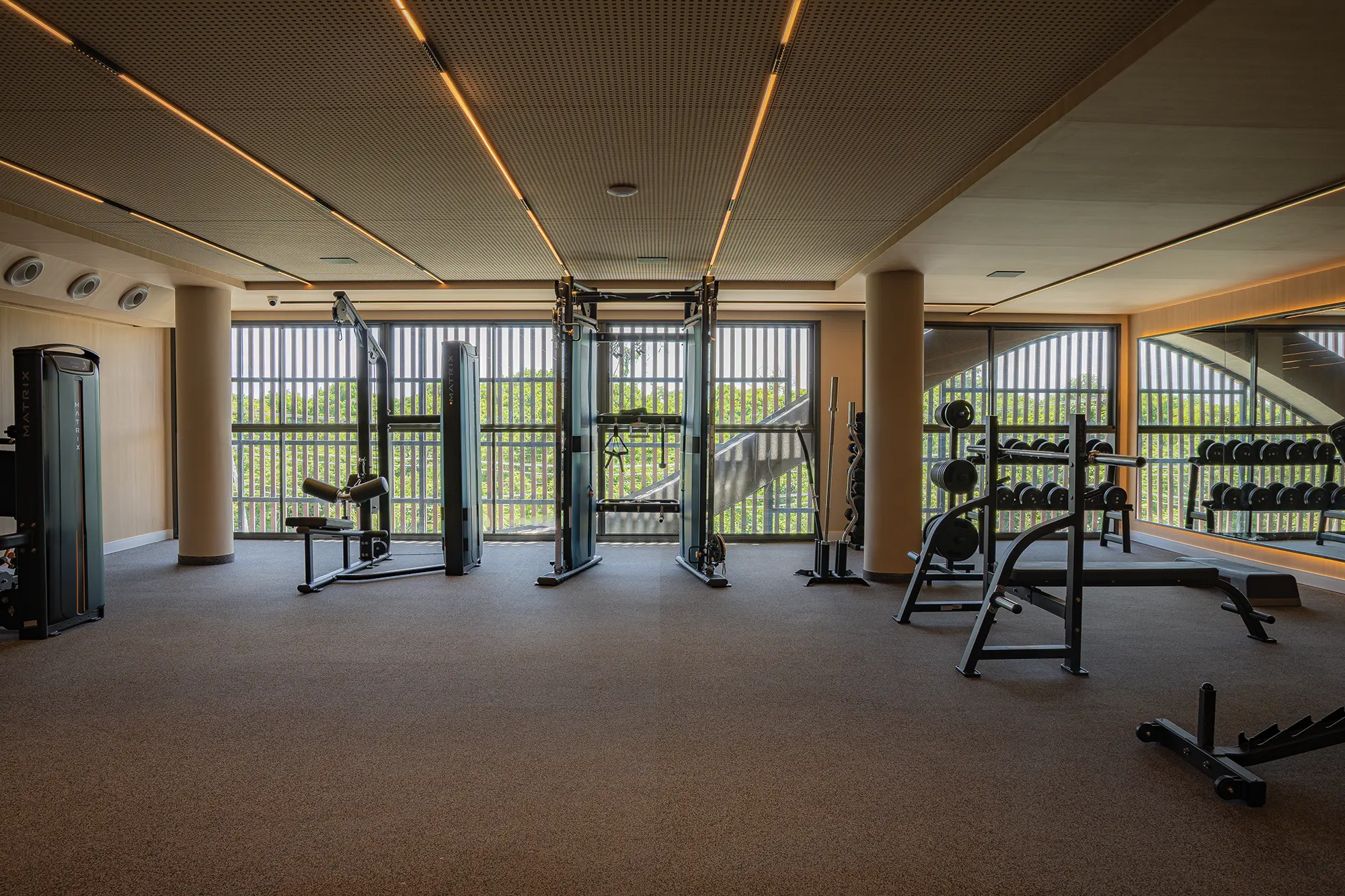 Espaço musculação